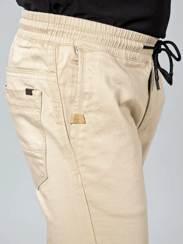 Sixth Element presents beige hue track pant