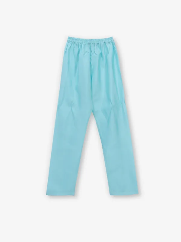 Sky blue waiscoat set for boys in cotton silk