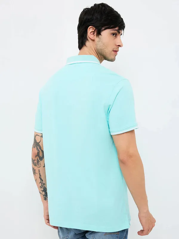 SPYKAR aqua slim fit cotton t-shirt