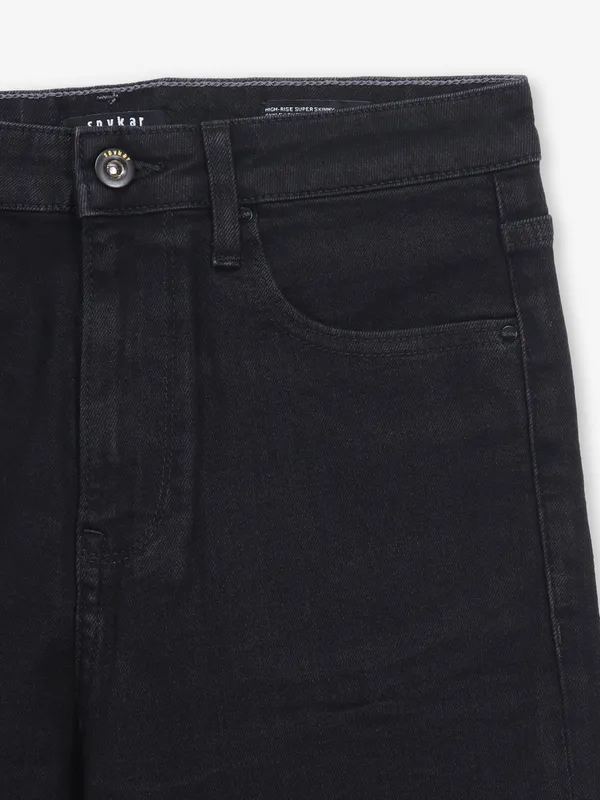 SPYKAR black slim fit denim jeans