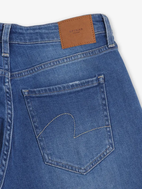 SPYKAR blue washed denim slim fit jeans