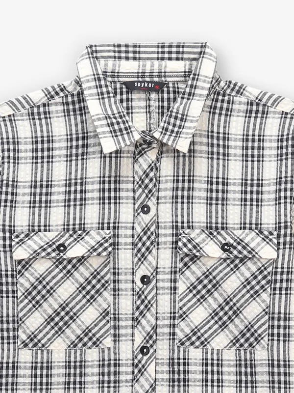 SPYKAR cotton beige shirt for women