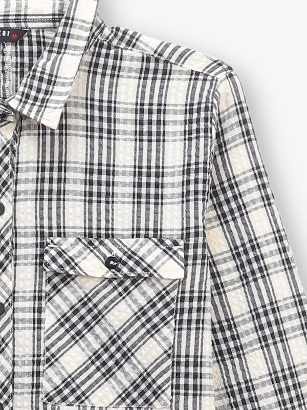SPYKAR cotton beige shirt for women
