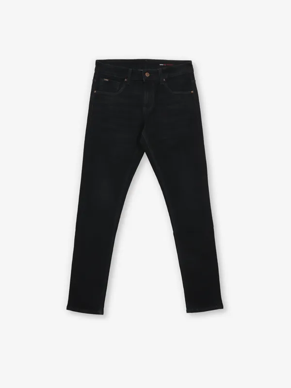 SPYKAR dark black washed slim fit jeans