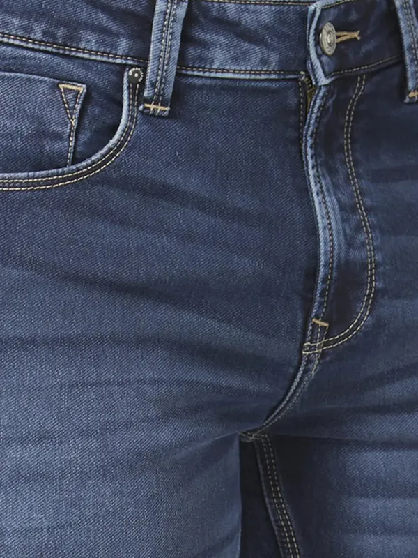 Spykar dark blue slim fit narrow jeans