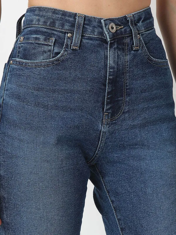 SPYKAR dark blue washed bootcut jeans