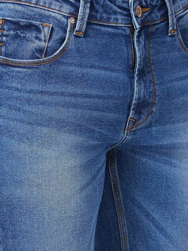 Spykar dark blue washed jeans