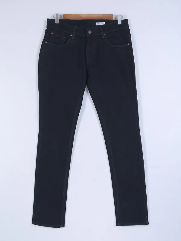 Spykar dark navy solid denim jeans