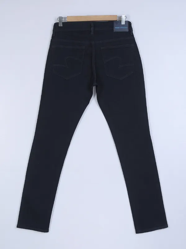 Spykar dark navy solid denim jeans