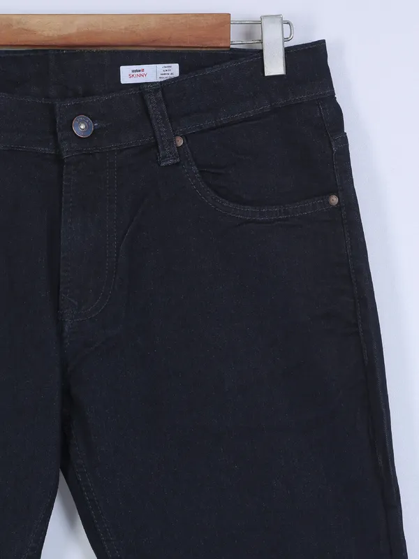 Spykar dark navy solid denim jeans