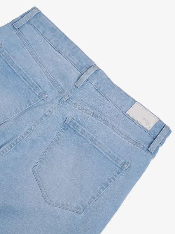 Spykar ice blue denim jeans