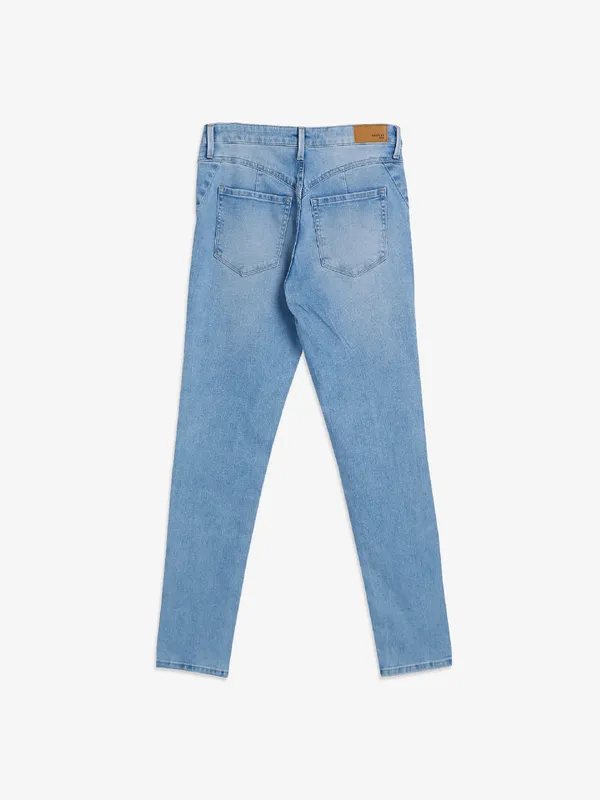 Spykar ice blue denim silm fit jeans