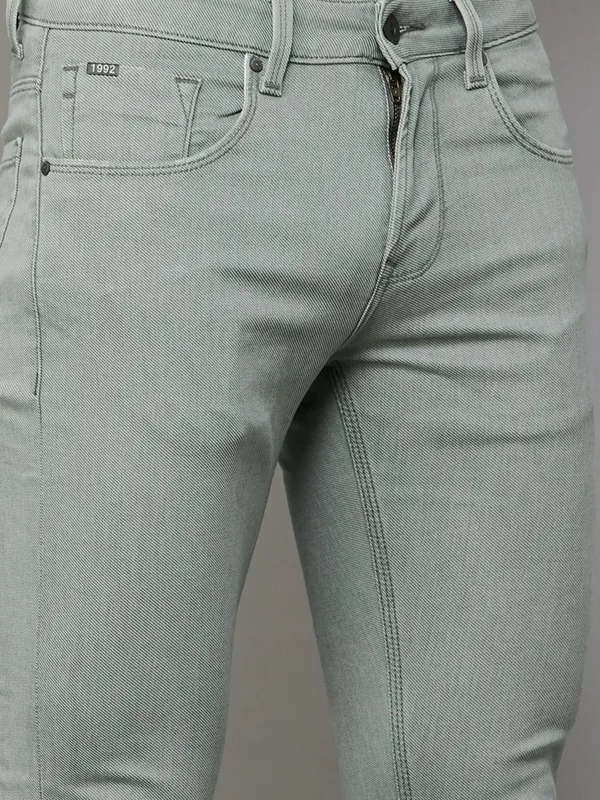 SPYKAR pista solid cotton slim tapered fit jeans