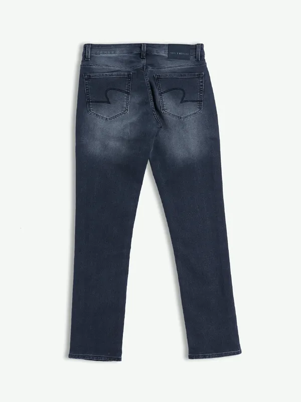 Spykar skinny fit black washed jeans