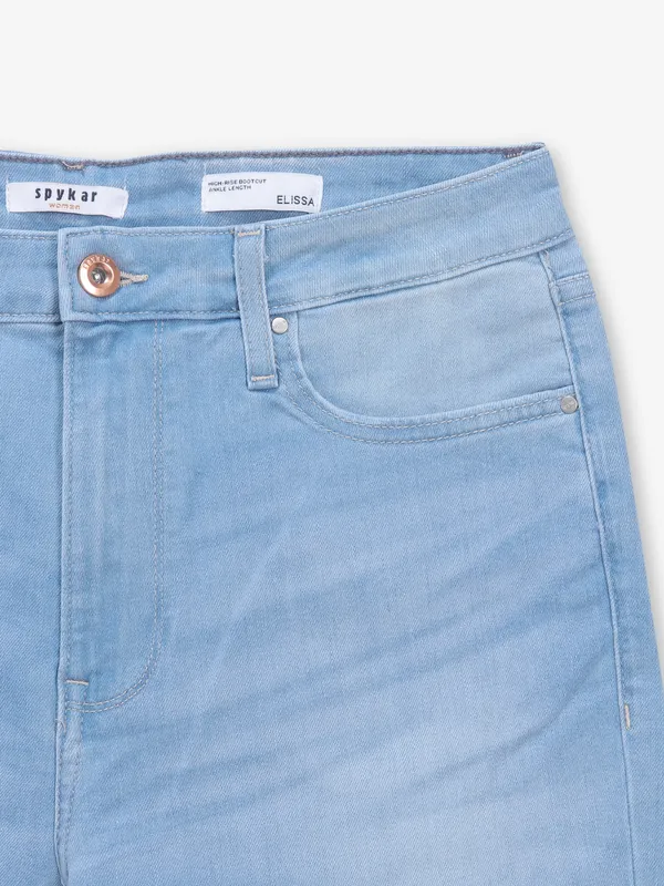 SPYKAR sky blue washed denim jeans