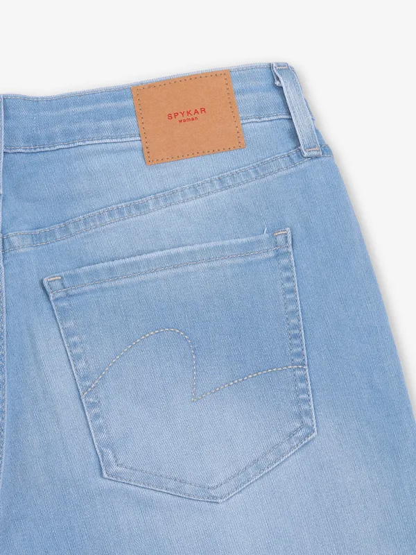 SPYKAR sky blue washed denim jeans