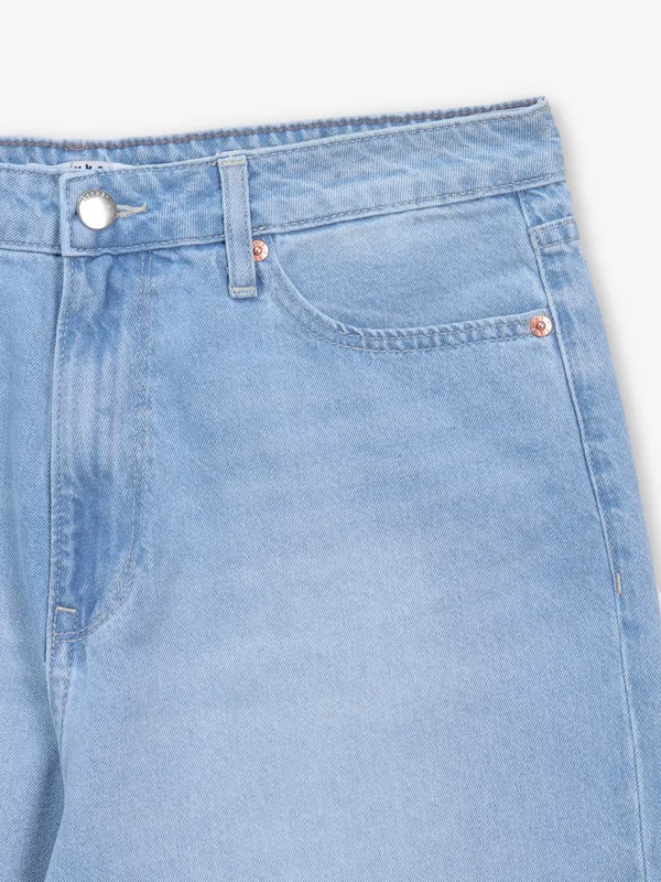 SPYKAR sky blue washed jeans for women