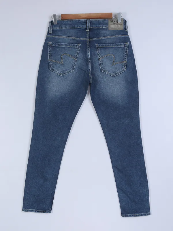 Spykar slim fit dark blue washed jeans