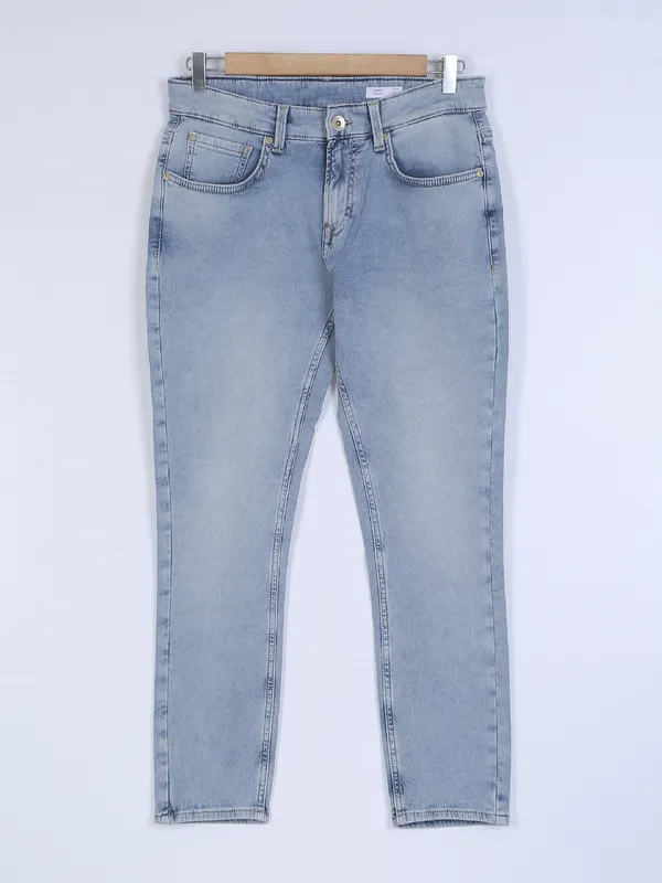 Spykar slim fit ice blue washed jeans