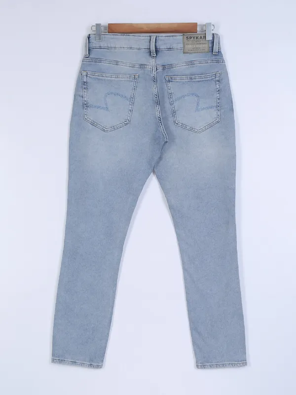 Spykar slim fit ice blue washed jeans