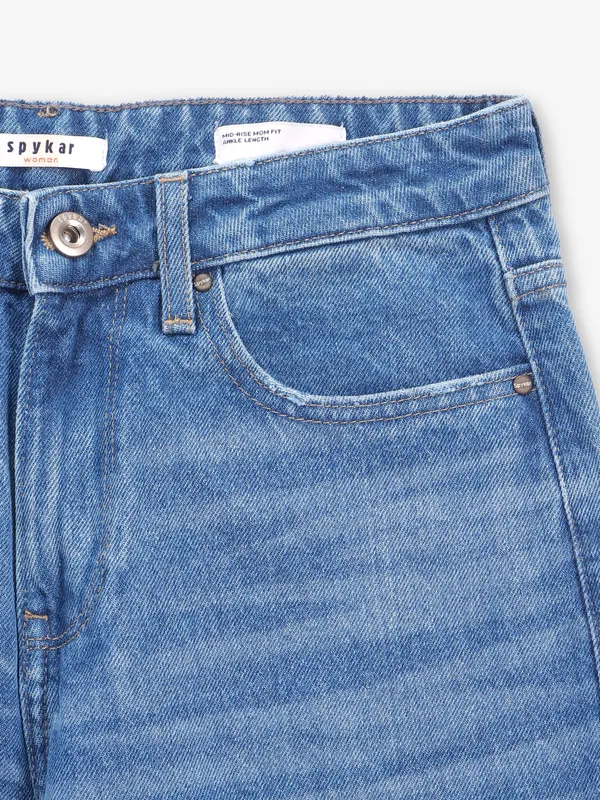 SPYKAR straight fit jeans in solid blue