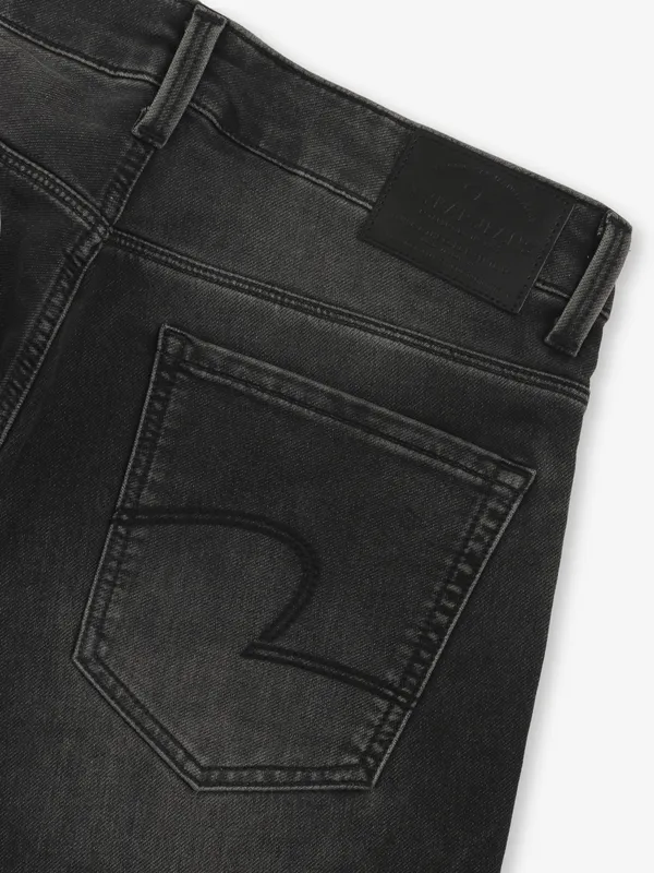 SPYKAR washed charcoal black slim fit jeans