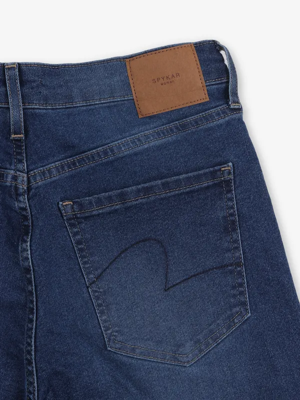 SPYKAR washed denim blue jeans