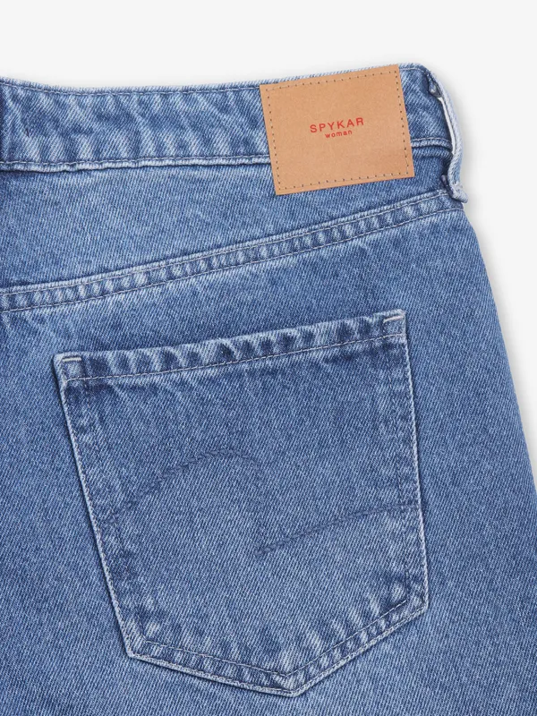 SPYKAR washed denim jeans in blue
