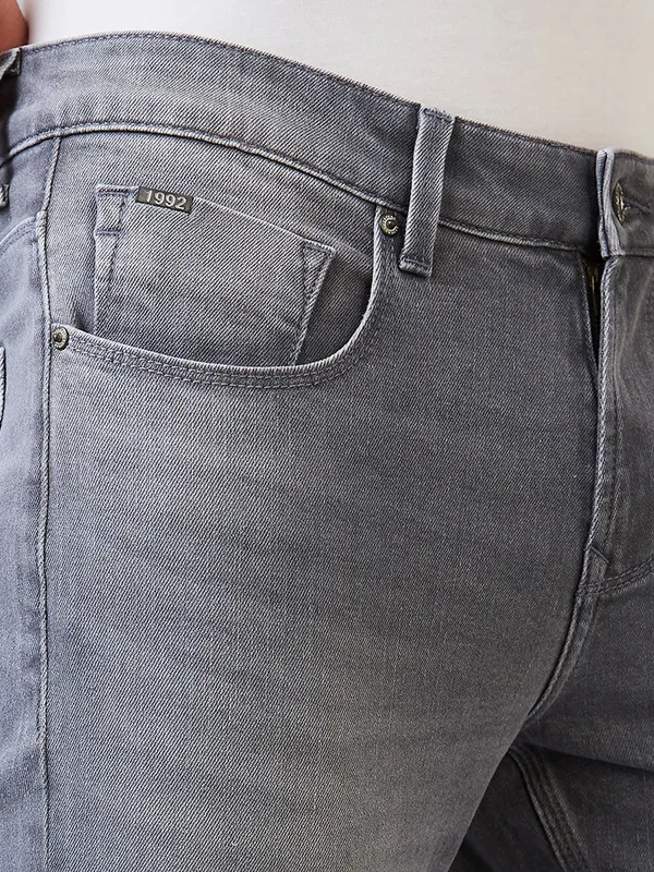 SPYKAR washed light grey super skinny jeans
