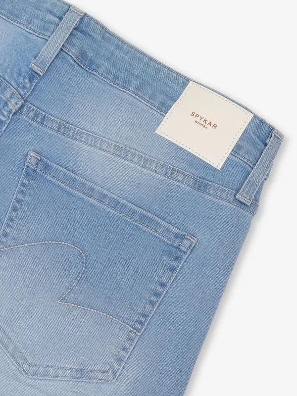 SPYKAR women light blue washed jeans