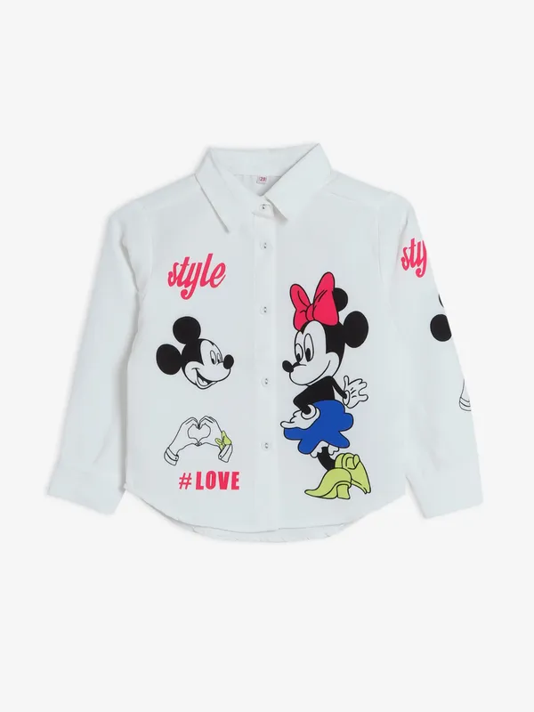 Stilomoda white printed shirt