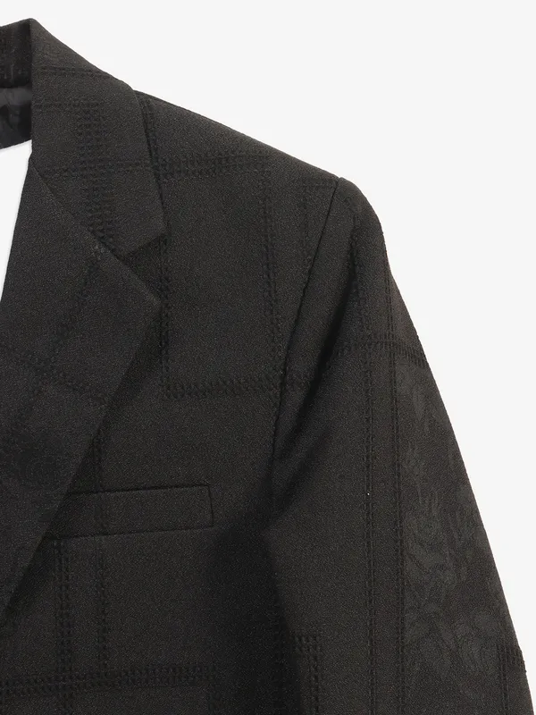 Stunning black texture party style blazer