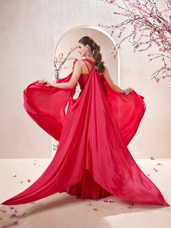 Stunning bright pink lehenga choli