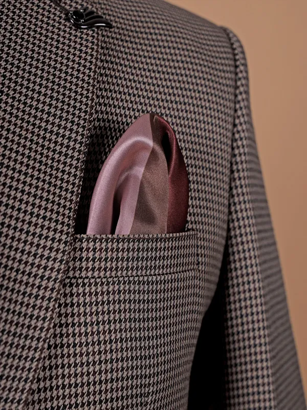 Stunning brown texture blazer