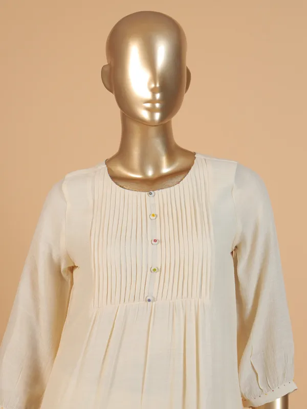 Stunning cream cotton co-ord set
