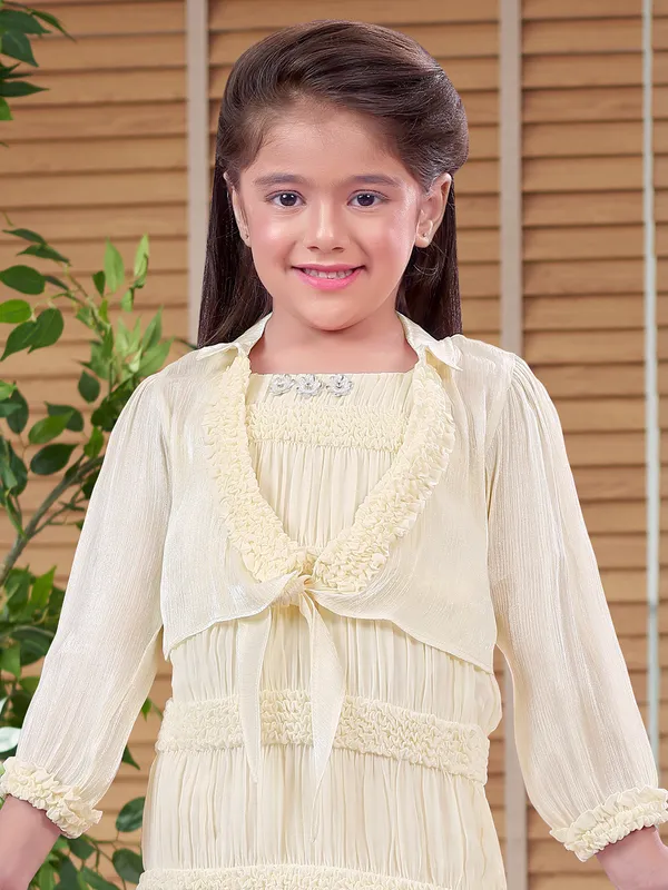 Stunning cream lycra frock
