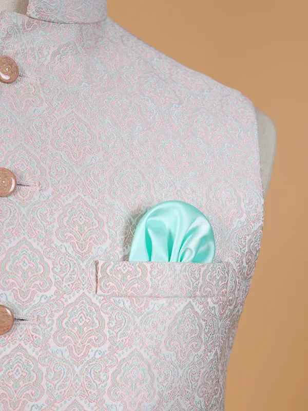 Stunning cream waistcoat for festive season