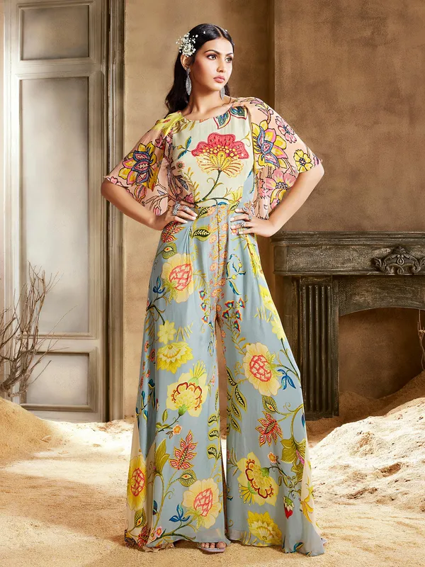 Stunning multi color printed jumpsuit