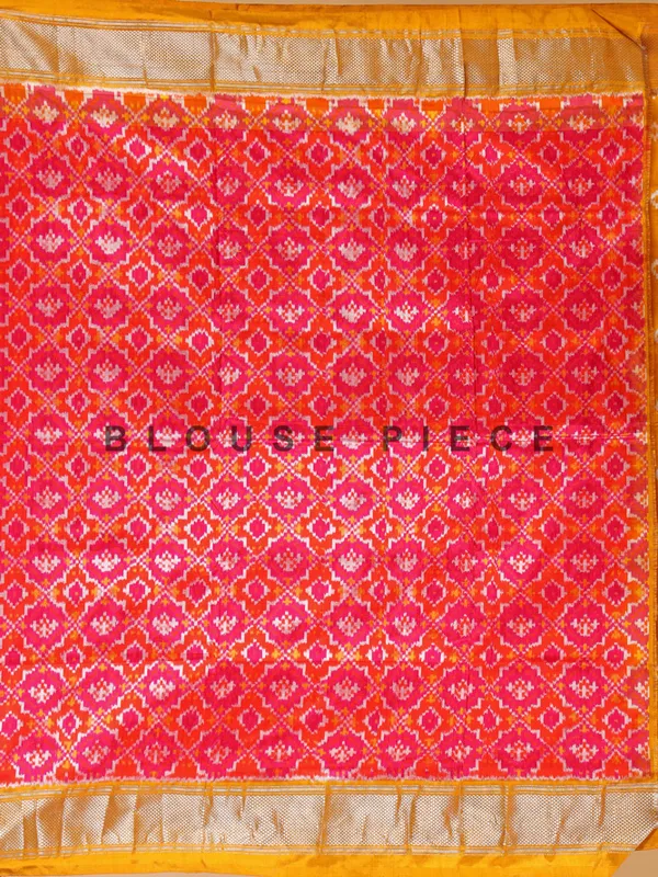 Stunning mustard yellow zari weaved banarasi silk saree