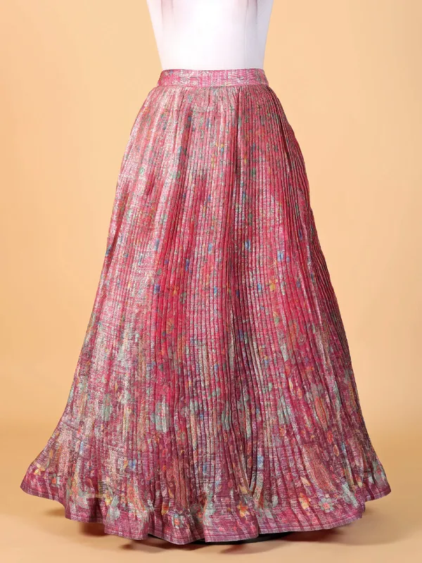 Stunning onoin pink lahenga choli
