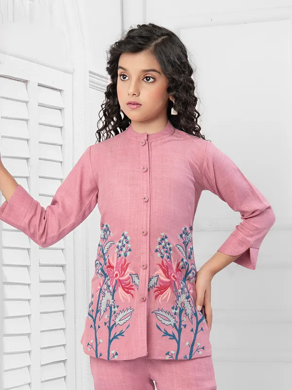 Stunning pink cotton co-ord set