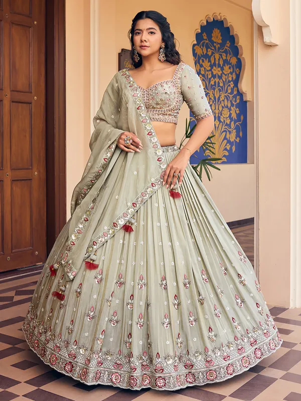 Designer lehenga choli party wear discount
