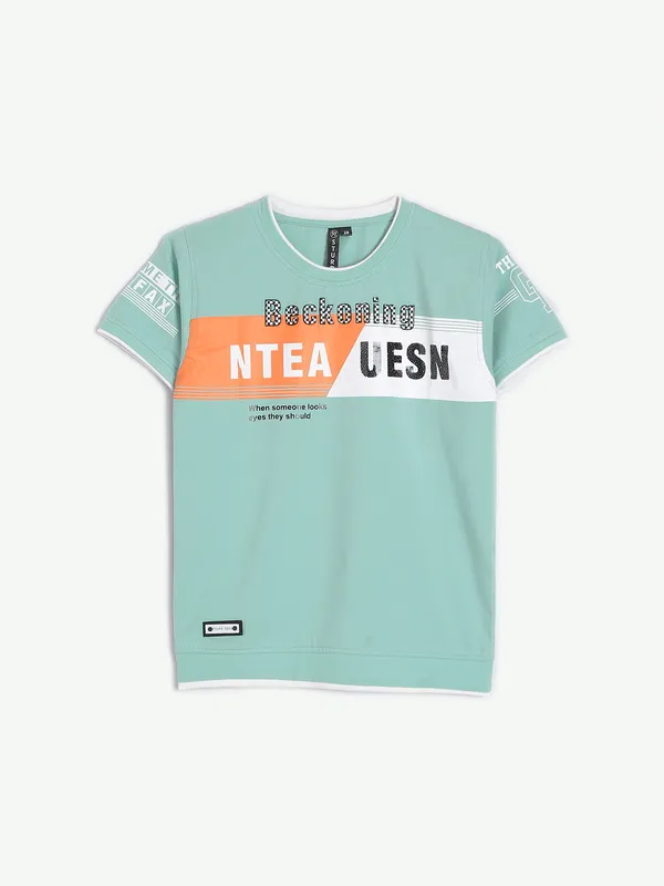 Sturd cotton mint green t shirt