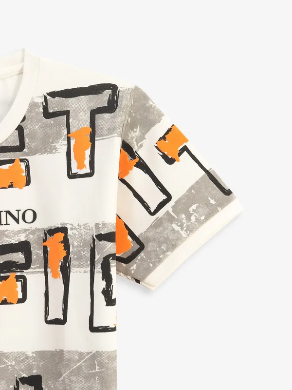STURD off-white printed cotton t-shirt