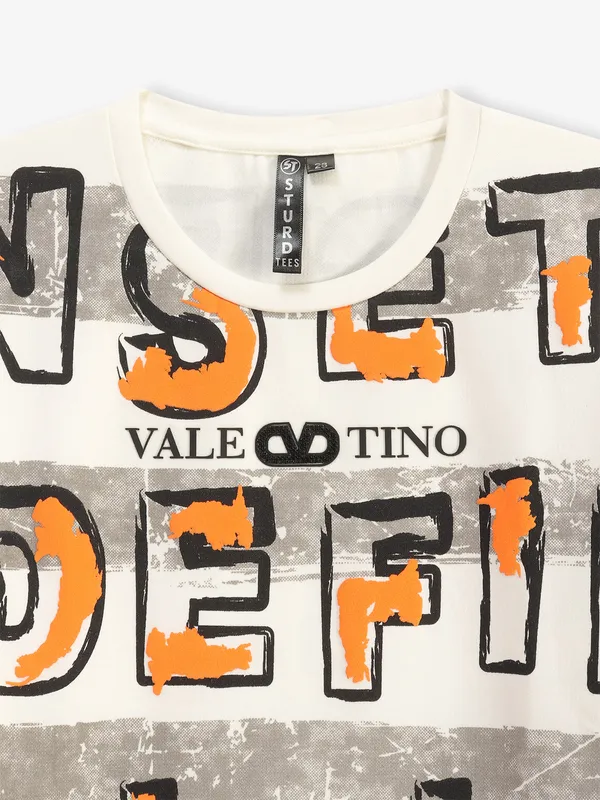 STURD off-white printed cotton t-shirt