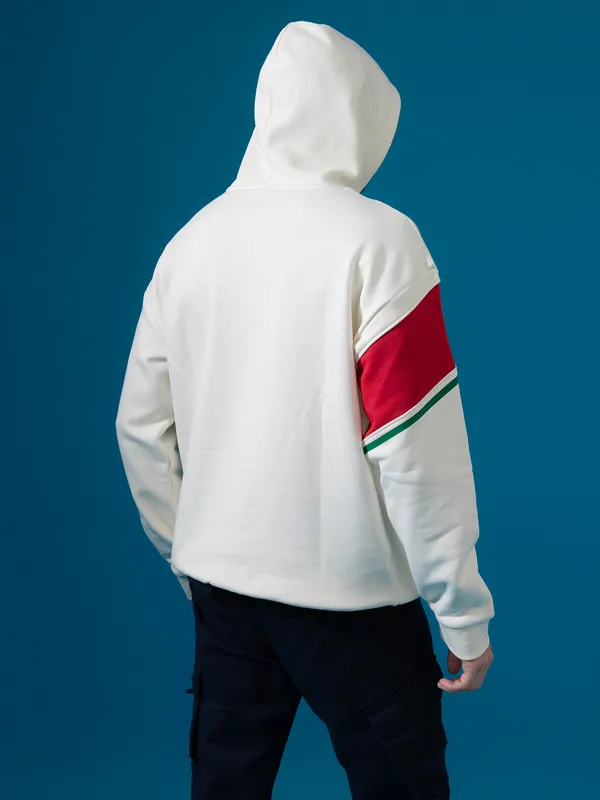 Stylish off white hoodie