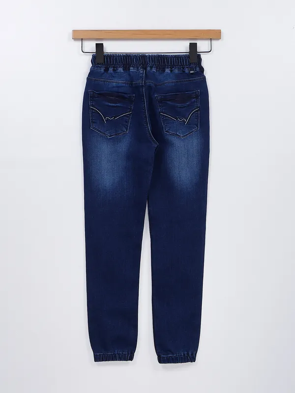 TADPOLE indigo blue washed jeans