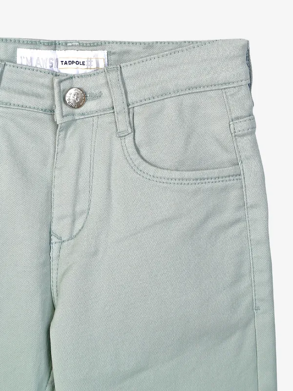 Tadpole sage green solid jeans