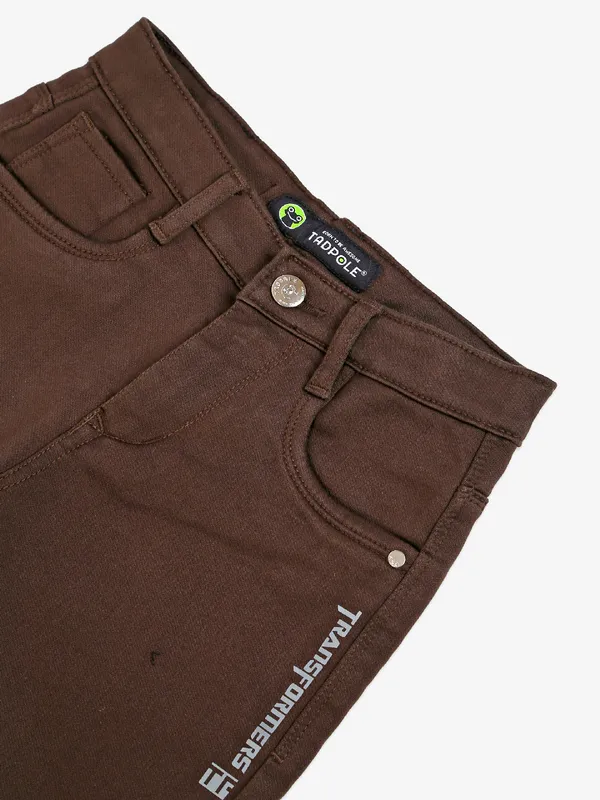 Tadpole slim fit brown jeans