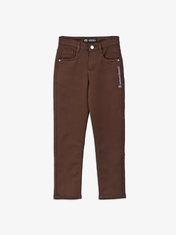 Tadpole slim fit brown jeans